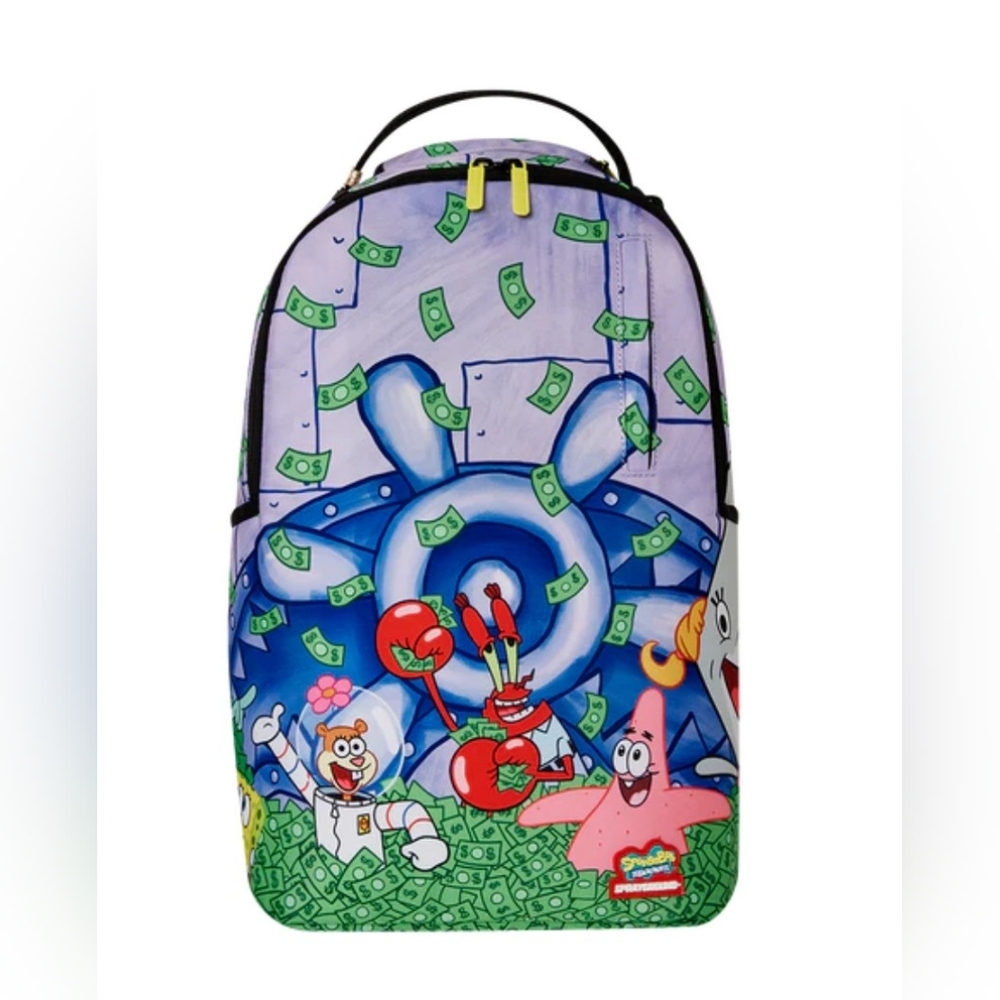 Sprayground SPONGEBOB CREW MONEY BATH DLXR BACKPACK